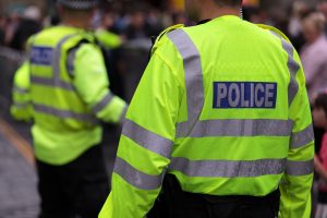 Police Police in Hi-Vis uniform UK